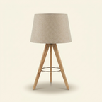 High Quality Hotel European Modern Bed Side Nightstand Decorative Led on a warm cream background
