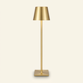 Cordless Table Lamp 2 PCS Rechargeable Battery Desk Lamp Adjustable He on a warm cream background