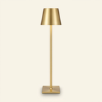 Cordless Table Lamp 2 PCS Rechargeable Battery Desk Lamp Adjustable He on a warm cream background