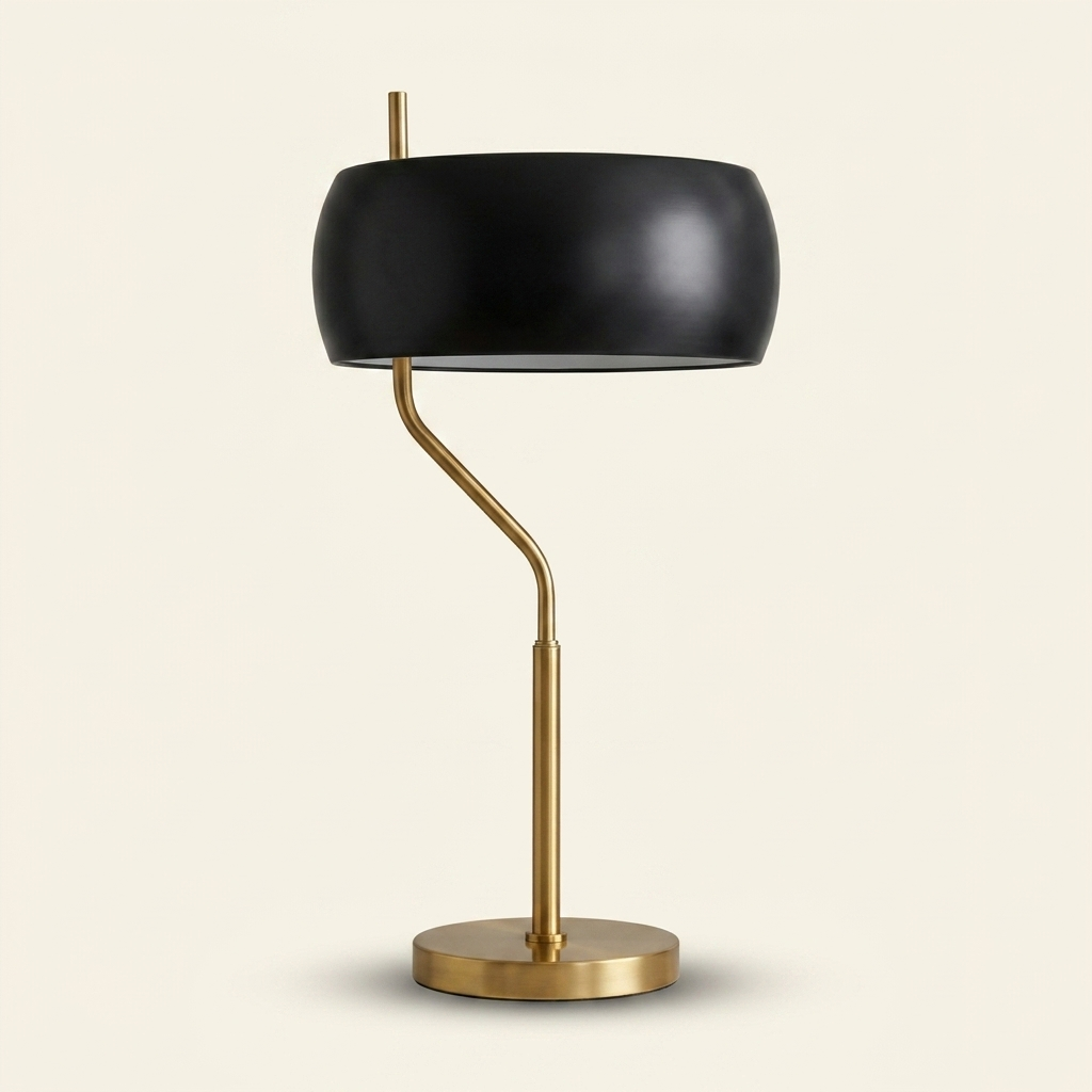 Small Minimalist Wooden Table Lamp Dimmable Table Lamp Fast Delivery S on a warm cream background