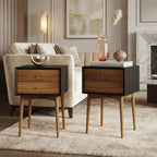 Nightstand Side Table | Drawer Design