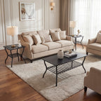 Retro Coffee Table Set | 2-Layer Structure