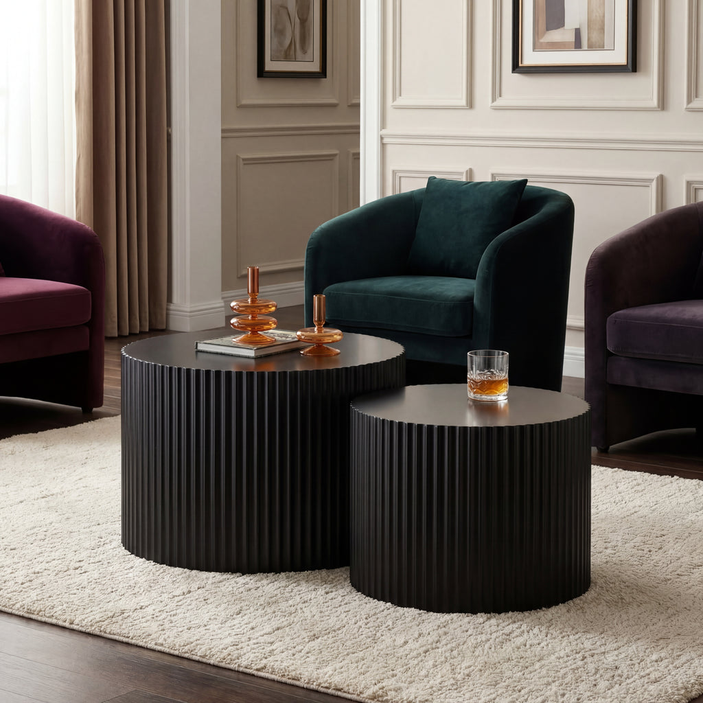 Nesting Coffee Tables | Round Design