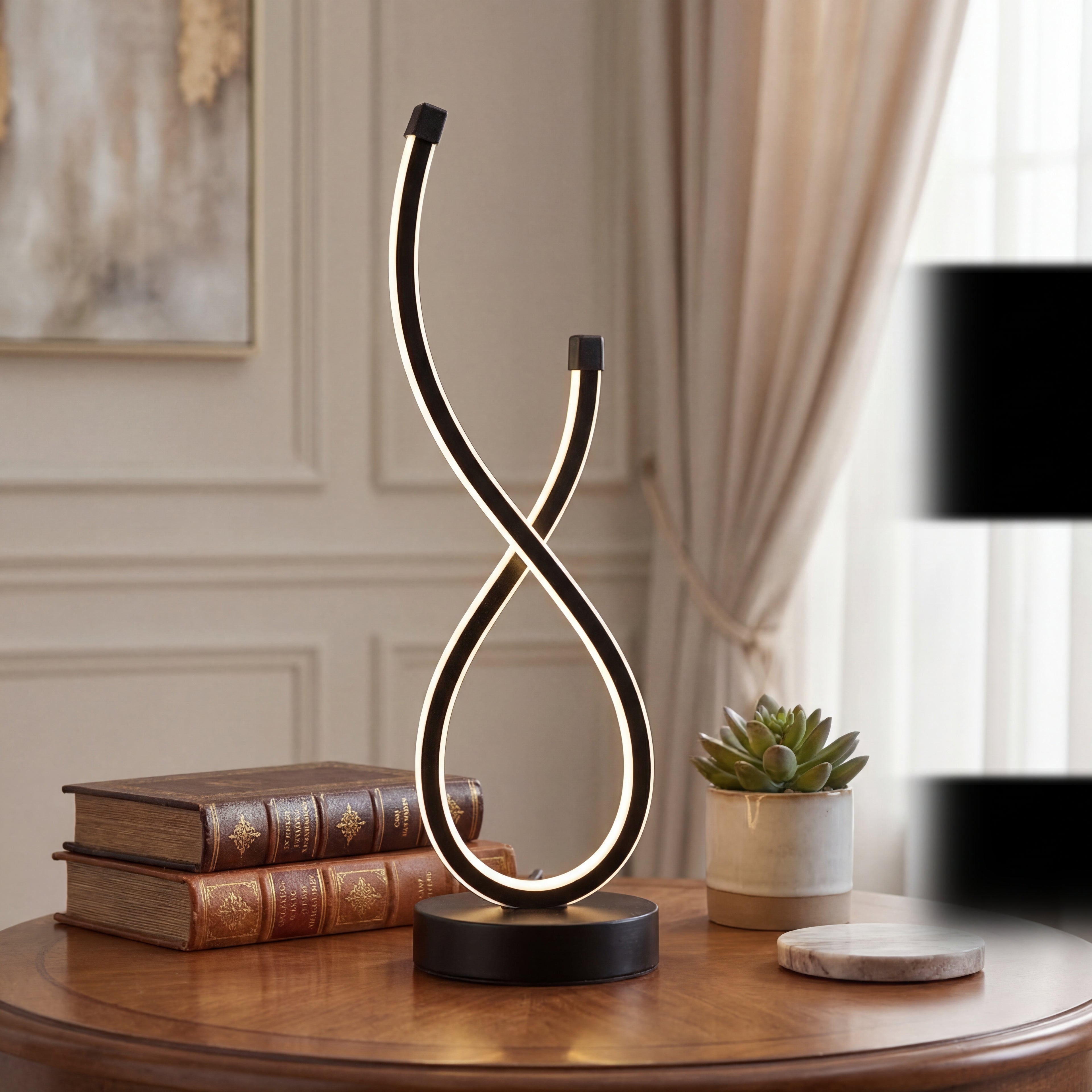 LED Table Lamp | Modern Heart Design